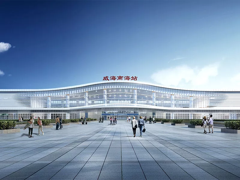 Các nhà ga đường sắt khung kim loại